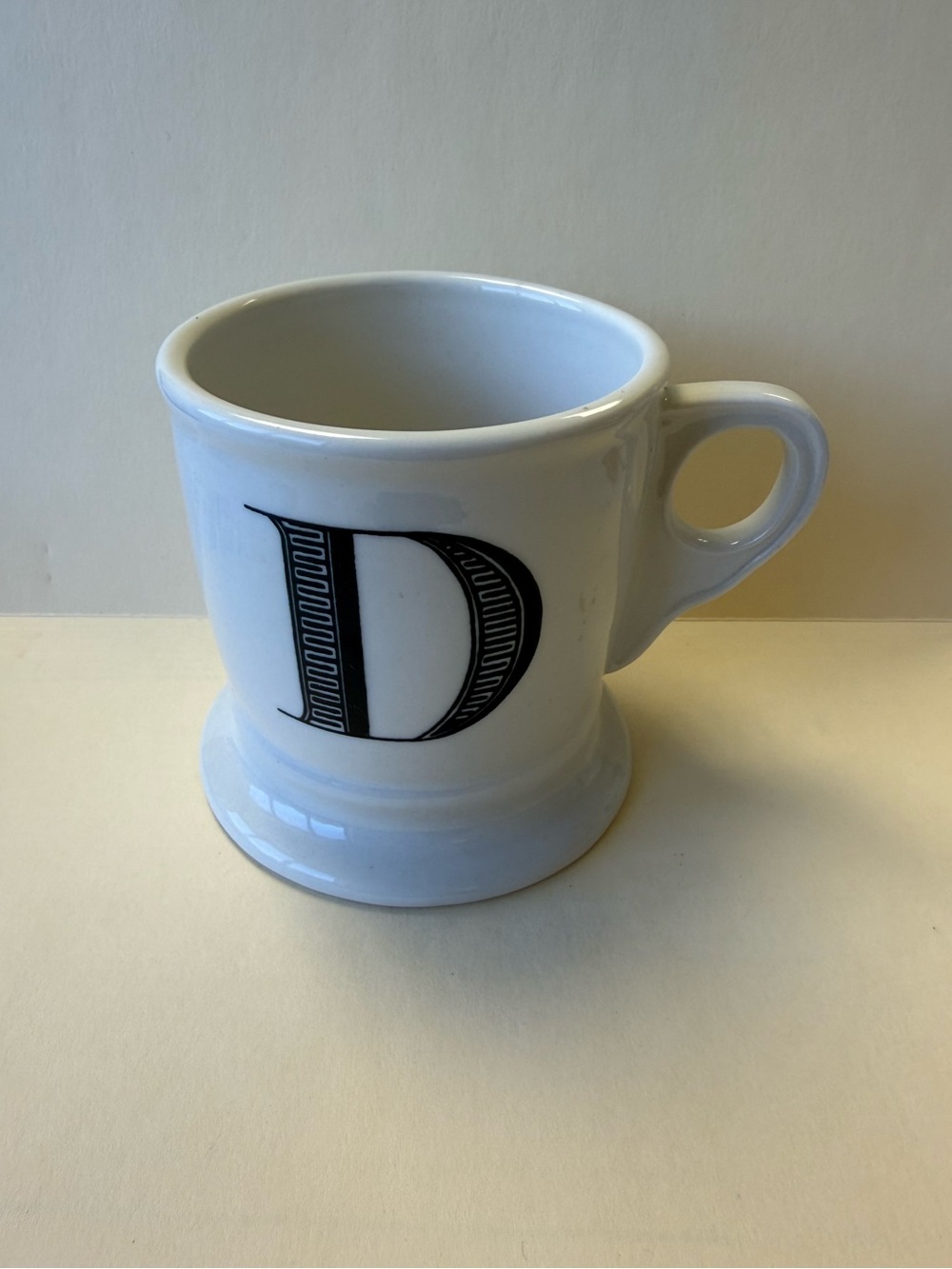 Anthropologie Monogram Letter D Mug Coffee Mug